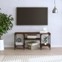 Mobile Porta TV Rovere Marrone 102x35x45,5 cm Legno Multistrato