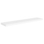 Scaffali a Parete 4 pz Bianchi 120x23,5x3,8 cm in MDF