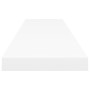 Scaffali a Parete 4 pz Bianchi 120x23,5x3,8 cm in MDF