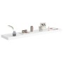 Scaffali a Parete 4 pz Bianchi 120x23,5x3,8 cm in MDF