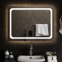 Specchio da Bagno con Luci LED 80x60 cm