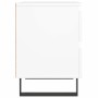 Comodini 2pz Bianchi 40x35x50 cm in Legno Multistrato