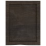 Ripiano Marrone Scuro 40x50x(2-4) cm Massello Rovere Trattato