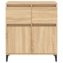 Credenza Rovere Sonoma 60x35x70 cm in Legno Multistrato