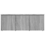 Mobile Porta TV Grigio Sonoma 80x34x30 cm in Legno Multistrato