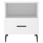 Comodini 2 pz Bianchi 40x35x47,5 cm in Legno Multistrato