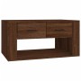 Tavolino Salotto Rovere Marrone 80x50x40 cm Legno Multistrato