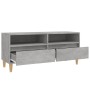 Mobile per TV Grigio Cemento 100x34,5x44,5 cm Legno Multistrato