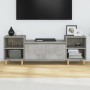 Mobile per TV Grigio Cemento 160x35x55 cm Legno Multistrato