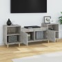 Mobile per TV Grigio Cemento 160x35x55 cm Legno Multistrato