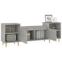 Mobile per TV Grigio Cemento 160x35x55 cm Legno Multistrato