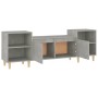 Mobile per TV Grigio Cemento 160x35x55 cm Legno Multistrato