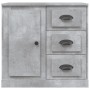 Credenza Grigio Cemento 70x35,5x67,5 cm in Legno Multistrato