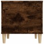 Tavolino da Salotto Rovere Fumo 60x44,5x45 cm Legno Multistrato