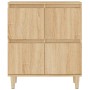 Credenza Rovere Sonoma 60x35x70 cm in Legno Multistrato