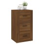 Credenza Rovere Marrone 40x33x70 cm in Legno Multistrato