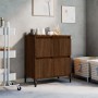 Credenza Rovere Marrone 60x35x70 cm in Legno Multistrato