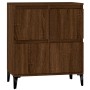 Credenza Rovere Marrone 60x35x70 cm in Legno Multistrato