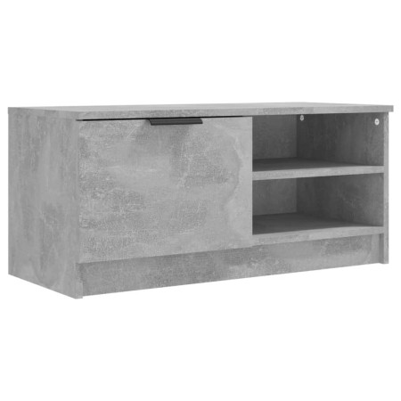 Mobile Porta TV Grigio Cemento 80x35x36,5 cm Legno Multistrato