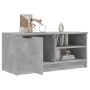 Mobile Porta TV Grigio Cemento 80x35x36,5 cm Legno Multistrato