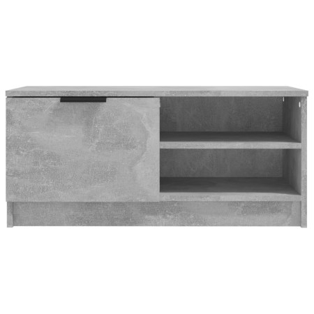 Mobile Porta TV Grigio Cemento 80x35x36,5 cm Legno Multistrato