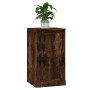 Credenza Rovere Fumo 37,5x35,5x67,5 cm in Legno Multistrato