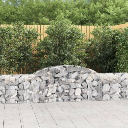 Cesto Gabbione ad Arco 300x30x60/80 cm Ferro Zincato