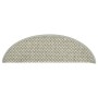 Tappeti Autoadesivi Scale Aspetto Sisal 15 pz 56x17x3cm Grigi