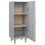 Credenza Grigio Sonoma 34,5x34x90 cm in Legno Multistrato