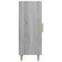 Credenza Grigio Sonoma 34,5x34x90 cm in Legno Multistrato