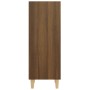 Credenza Rovere Marrone 34,5x32,5x90 cm in Legno Multistrato