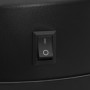 Pattumiera Automatica con Sensore 40 L Acciaio al Carbonio Nero
