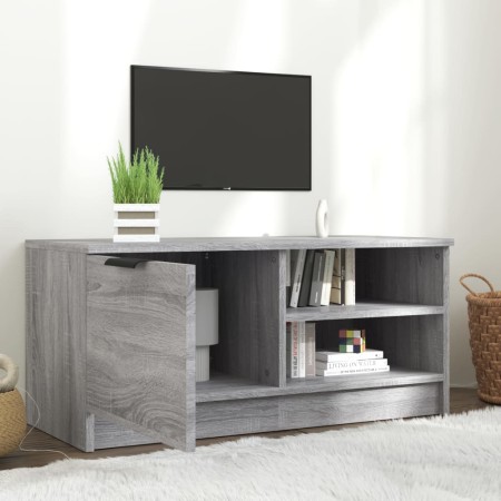 Mobile TV Grigio Sonoma 80x35x36,5 cm in Legno Multistrato