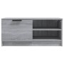 Mobile TV Grigio Sonoma 80x35x36,5 cm in Legno Multistrato