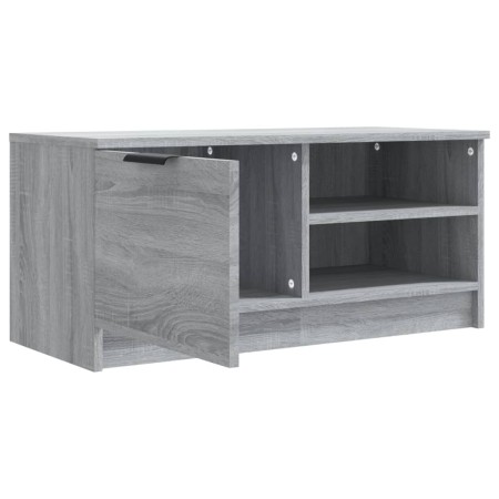 Mobile TV Grigio Sonoma 80x35x36,5 cm in Legno Multistrato