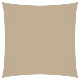 Parasole a Vela in Tela Oxford Quadrato 7x7 m Beige