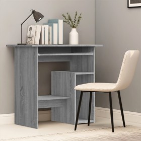 Scrivania Grigio Sonoma 80x45x74 cm in Legno Multistrato