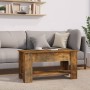 Tavolino da Salotto Rovere Fumo 101x49x52 cm Legno Multistrato