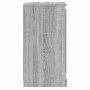 Credenza Grigio Sonoma 37,5x35,5x67,5 cm in Legno Multistrato