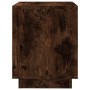 Comodino Rovere Fumo 44x35x45 cm in Legno Multistrato