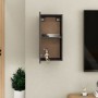 Mobile Porta TV Grigio Lucido 30,5x30x60 cm Legno Multistrato