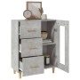 Credenza Grigio Cemento 69,5x34x90 cm in Legno Multistrato