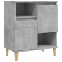 Credenza Grigio Cemento 60x35x70 cm in Legno Multistrato