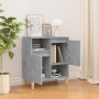 Credenza Grigio Cemento 60x35x70 cm in Legno Multistrato