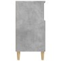 Credenza Grigio Cemento 60x35x70 cm in Legno Multistrato