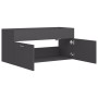 Mobile Sottolavabo Grigio 100x38,5x46 cm in Legno Multistrato