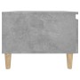 Tavolino Grigio Cemento 50x46x35 cm in Legno Multistrato