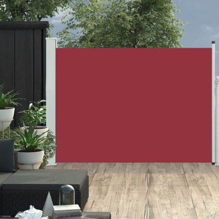 Tenda Laterale Retrattile per Patio 100x500 cm Rosso