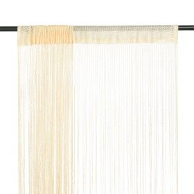 2 Pz Tende a Fili 100x250 cm Crema