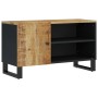 Mobile TV 80x33x46cm Legno Massello Mango e Legno Multistrato